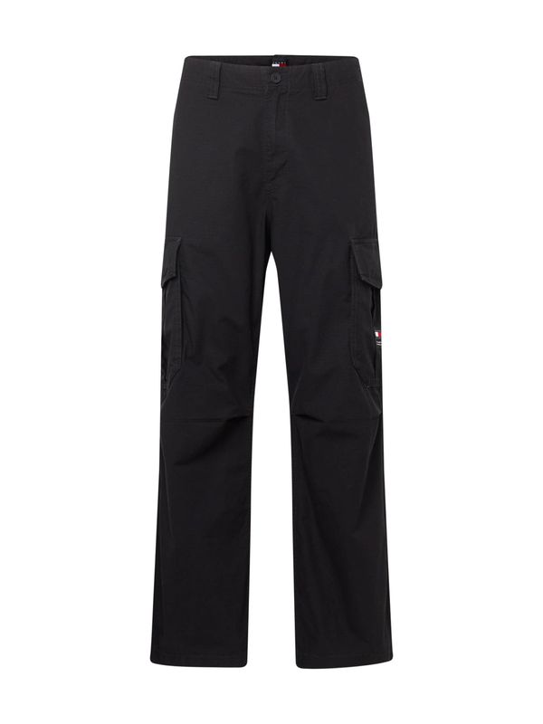 Tommy Jeans Tommy Jeans Kargo hlače 'Aiden'  mornarska / rdeča / črna / bela