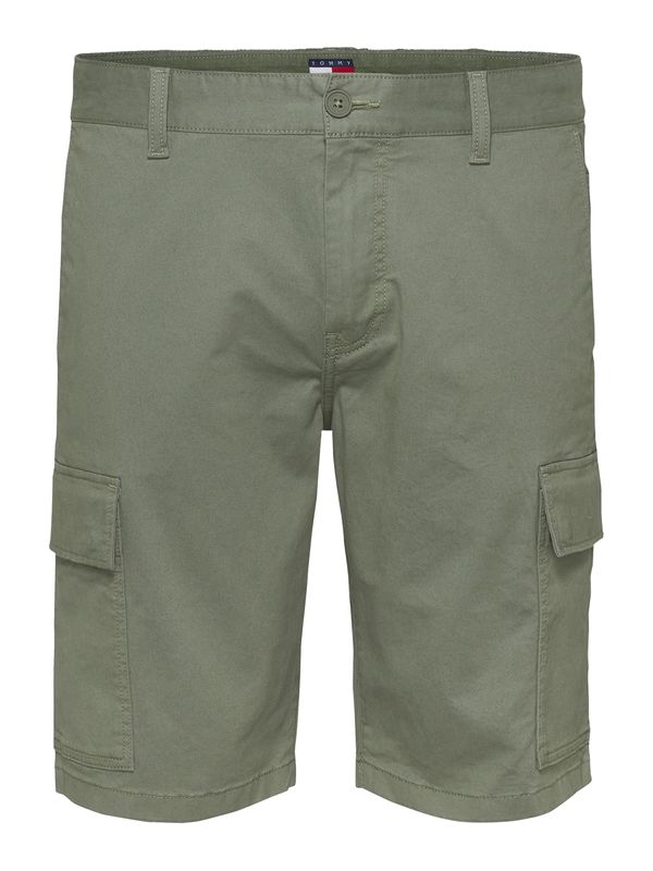 Tommy Jeans Tommy Jeans Kargo hlače 'SCANTON'  zelena