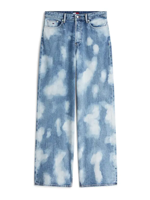 Tommy Jeans Tommy Jeans Kavbojke 'Claire -dye High Rise Wide Leg'  nebeško modra / moder denim / bela