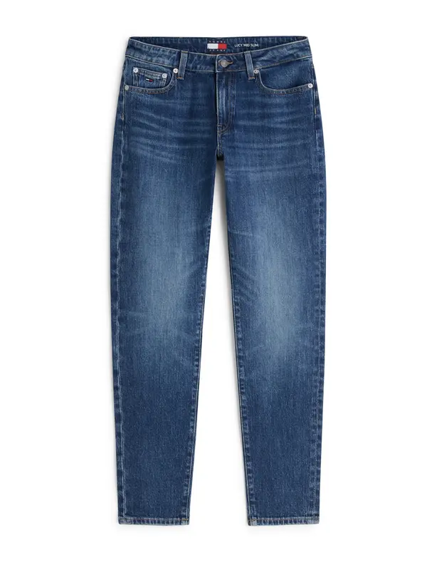 Tommy Jeans Tommy Jeans Kavbojke 'Faded Whiskered Mid Rise Slim'  moder denim