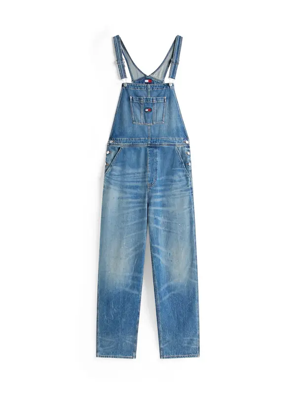 Tommy Jeans Tommy Jeans Kavbojke z naramnicami 'JAIMIE DUNGAREE'  moder denim