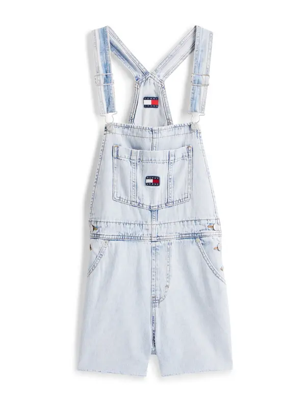 Tommy Jeans Tommy Jeans Kombinezon 'MIA'  mornarska / moder denim / rdeča / bela