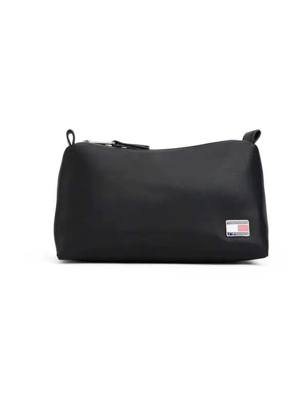 Tommy Jeans Tommy Jeans Kozmetična torbica 'Cool Vanity'  črna