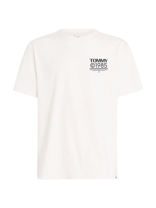 Tommy Jeans Tommy Jeans Majica '1985 Collection'  črna / bela
