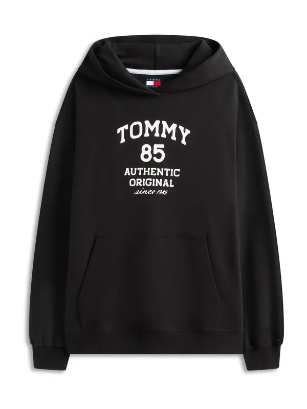 Tommy Jeans Tommy Jeans Majica '1985'  črna / bela
