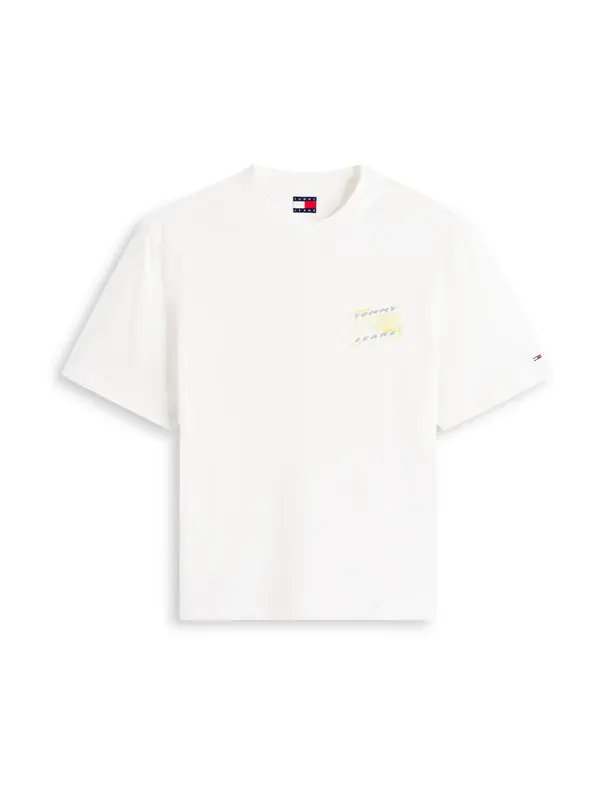 Tommy Jeans Tommy Jeans Majica '90S'  golobje modra / rumena / bela