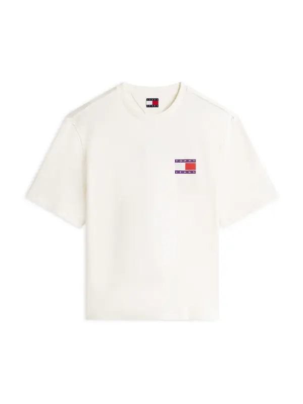 Tommy Jeans Tommy Jeans Majica '90S'  lila / rdeča / bela