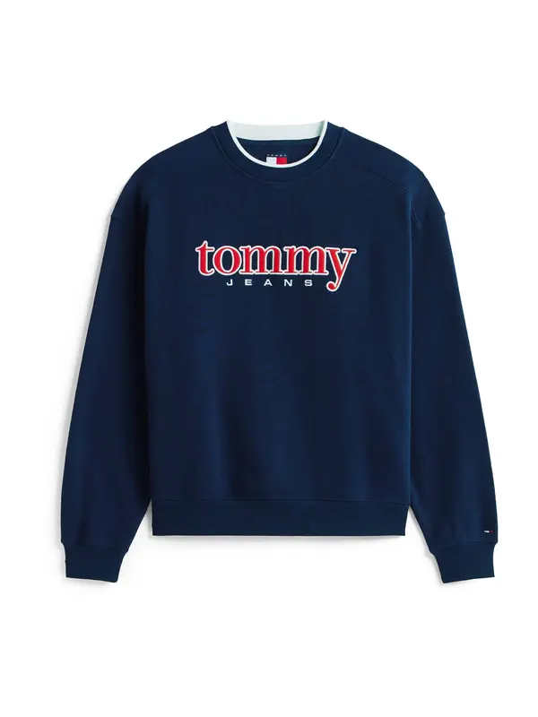 Tommy Jeans Tommy Jeans Majica '90S'  mornarska / rdeča / bela