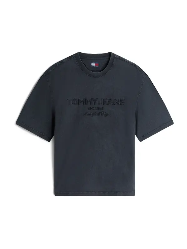 Tommy Jeans Tommy Jeans Majica '90s New Classics'  pegasto črna