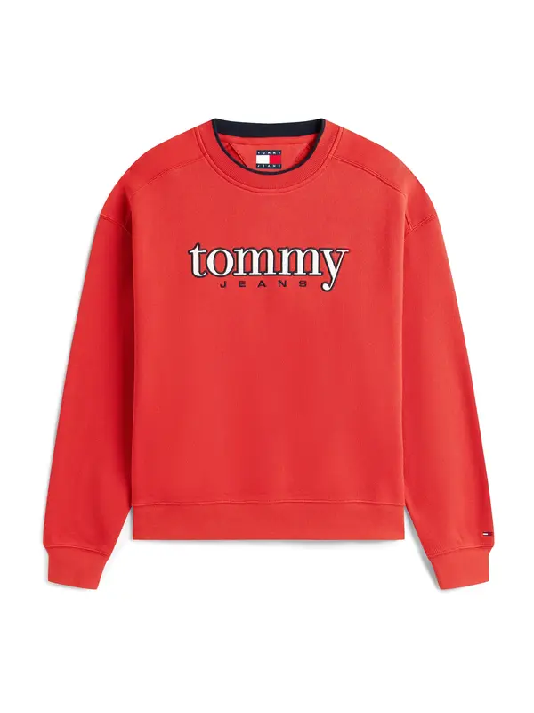 Tommy Jeans Tommy Jeans Majica '90S'  rdeča / črna / bela