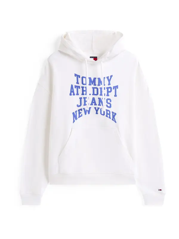 Tommy Jeans Tommy Jeans Majica '90S VARSITY'  ecru / mornarska / kraljevo modra / rdeča