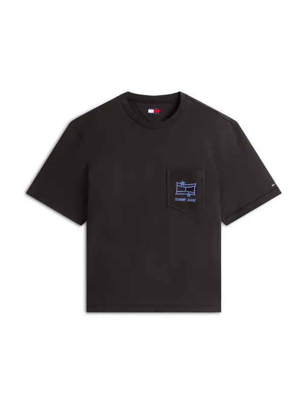 Tommy Jeans Tommy Jeans Majica  azur / črna