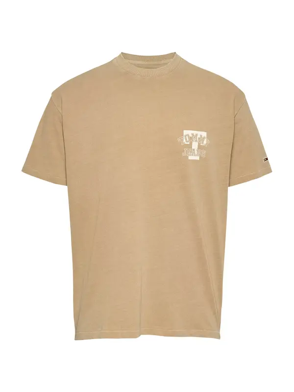 Tommy Jeans Tommy Jeans Majica  bež / bela