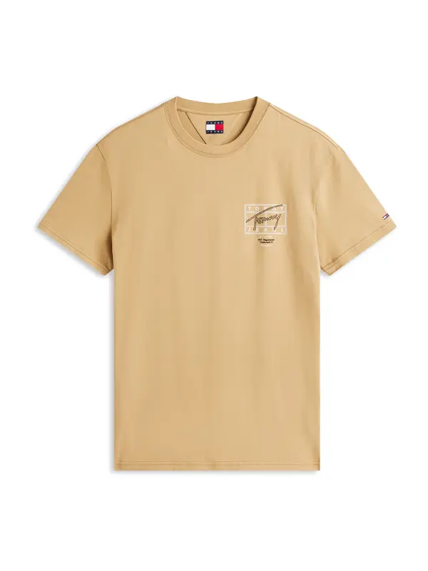 Tommy Jeans Tommy Jeans Majica  bež / črna / bela