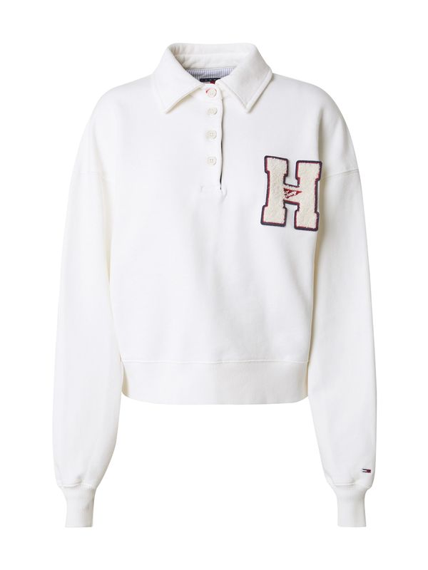 Tommy Jeans Tommy Jeans Majica  bež / kremna / mornarska / rdeča