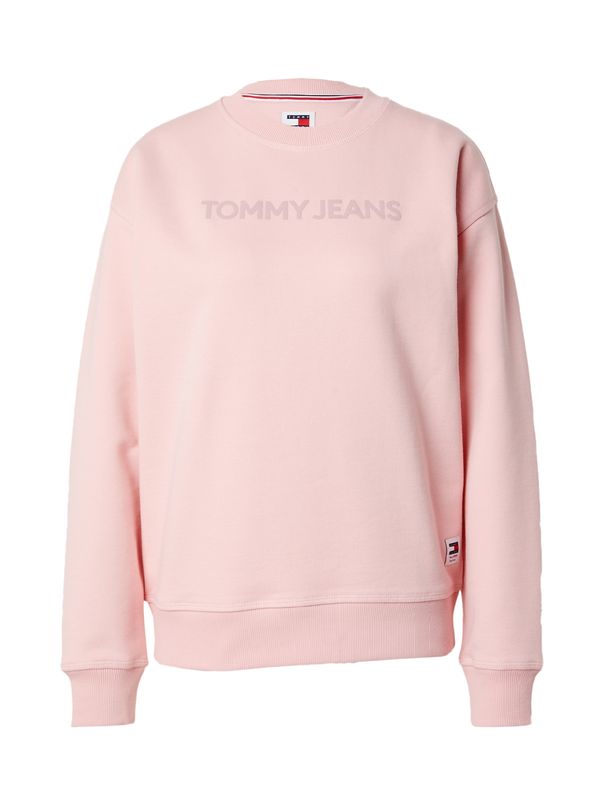 Tommy Jeans Tommy Jeans Majica 'Classic'  mornarska / pastelno roza / rdeča / bela