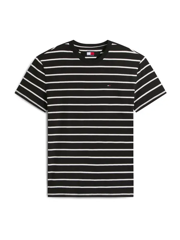 Tommy Jeans Tommy Jeans Majica  črna / bela