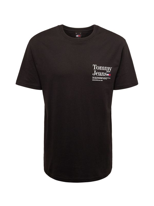 Tommy Jeans Tommy Jeans Majica  črna / bela
