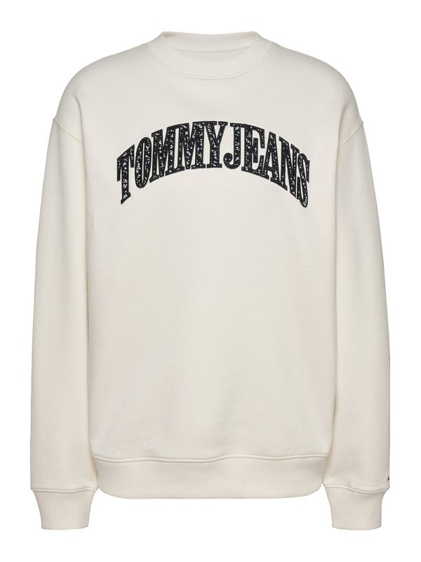 Tommy Jeans Tommy Jeans Majica  črna / bela