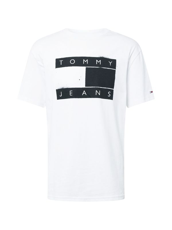 Tommy Jeans Tommy Jeans Majica  črna / bela