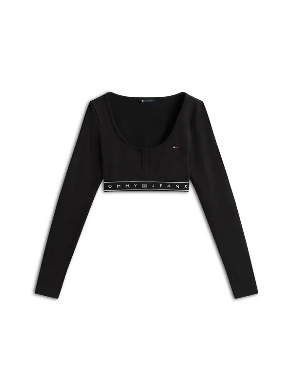 Tommy Jeans Tommy Jeans Majica  črna / bela