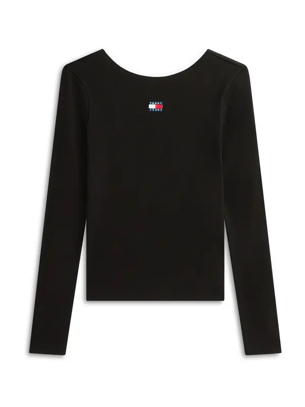 Tommy Jeans Tommy Jeans Majica  črna / bela