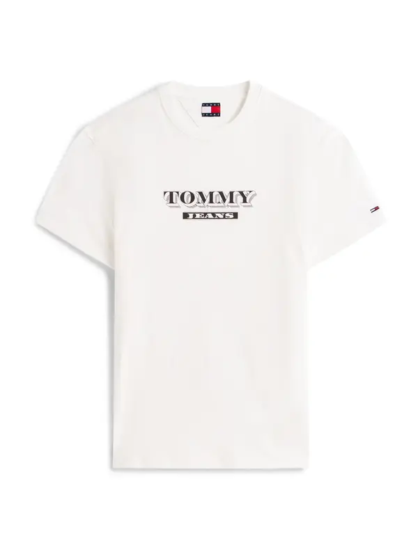 Tommy Jeans Tommy Jeans Majica  črna / bela