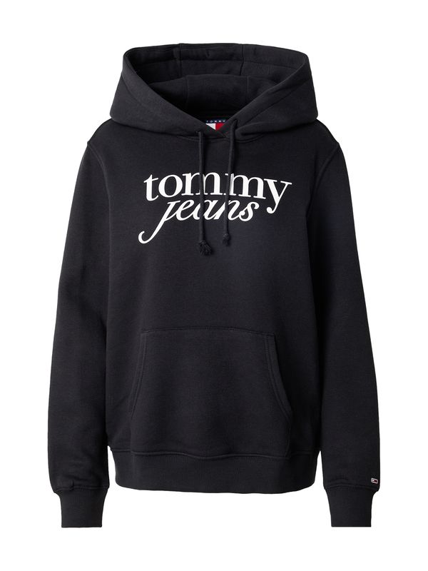 Tommy Jeans Tommy Jeans Majica  črna / bela