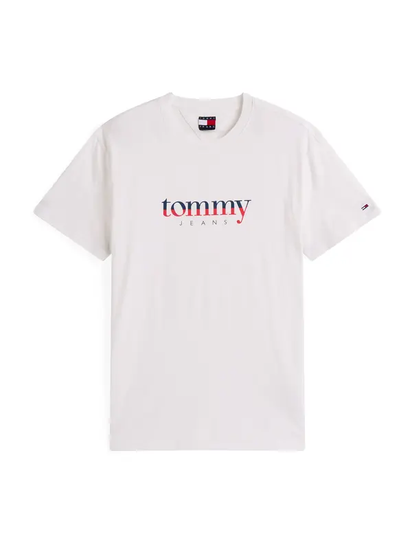 Tommy Jeans Tommy Jeans Majica  ecru / mornarska / rdeča