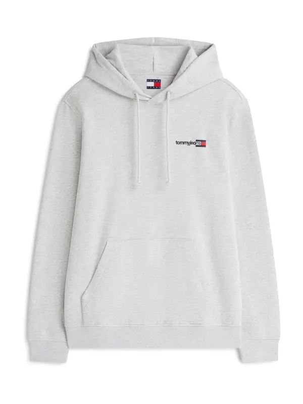 Tommy Jeans Tommy Jeans Majica 'ENTRY DNA'  svetlo siva / rdeča / črna
