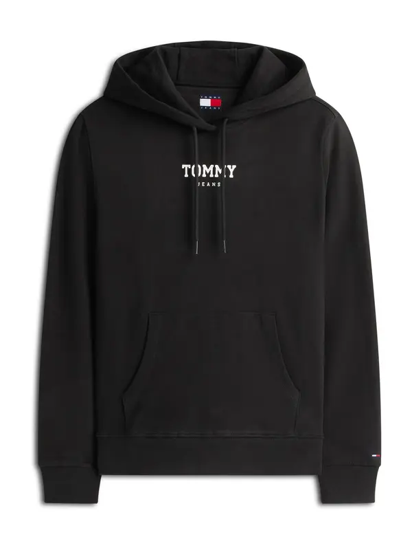 Tommy Jeans Tommy Jeans Majica 'ESS'  črna / bela