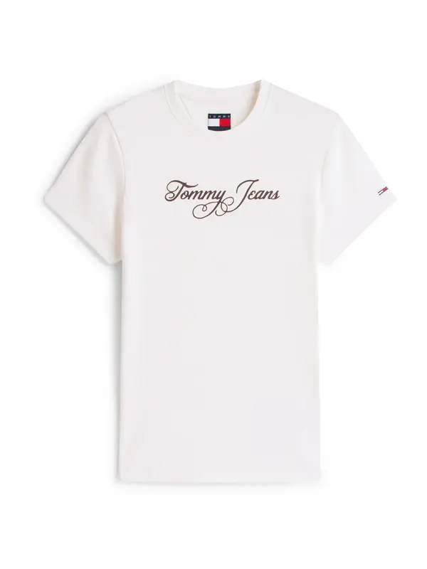 Tommy Jeans Tommy Jeans Majica 'ESS'  črna / bela