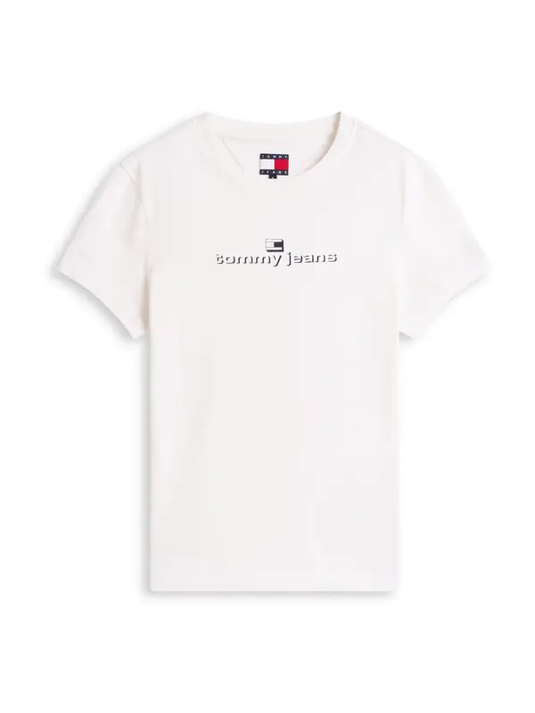 Tommy Jeans Tommy Jeans Majica 'ESS'  mornarska / bela