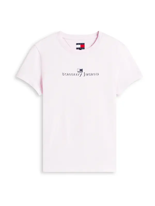 Tommy Jeans Tommy Jeans Majica 'ESS'  mornarska / pastelno roza