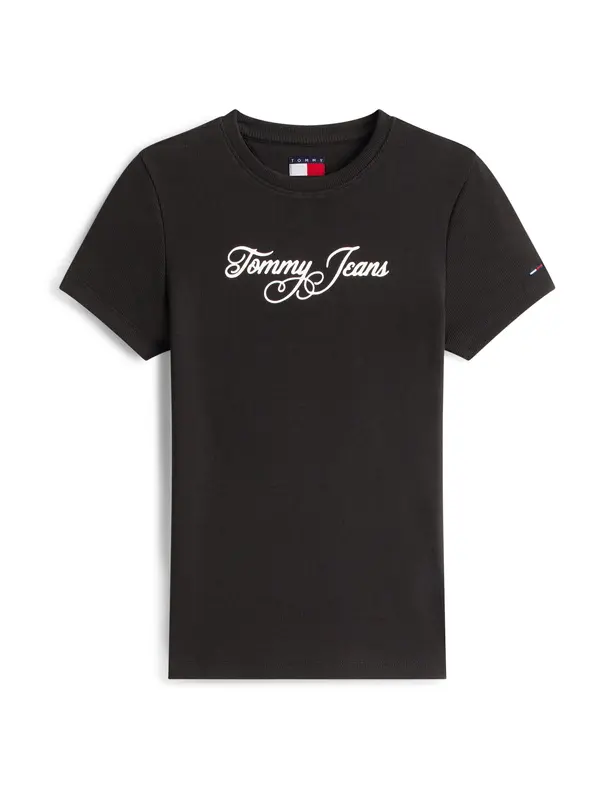 Tommy Jeans Tommy Jeans Majica 'ESS'  mornarska / rdeča / črna / bela