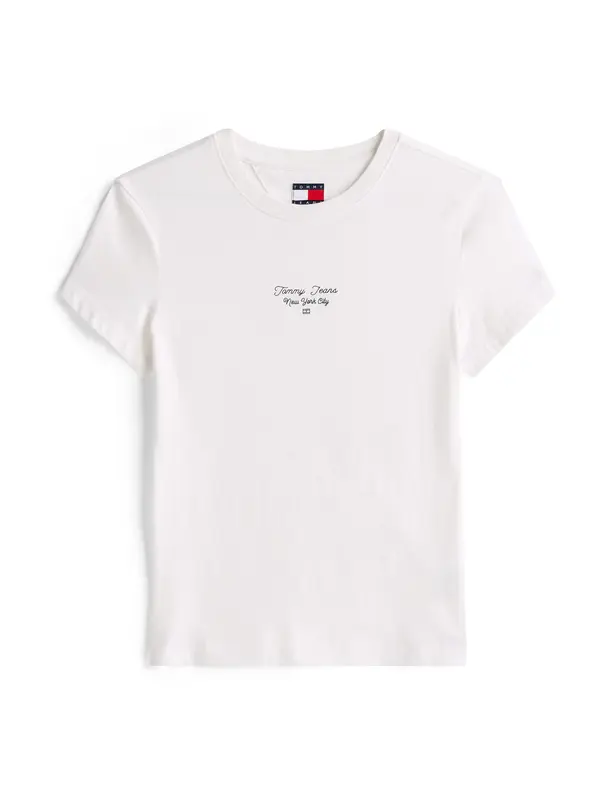 Tommy Jeans Tommy Jeans Majica 'Ess'  nočno modra / bela