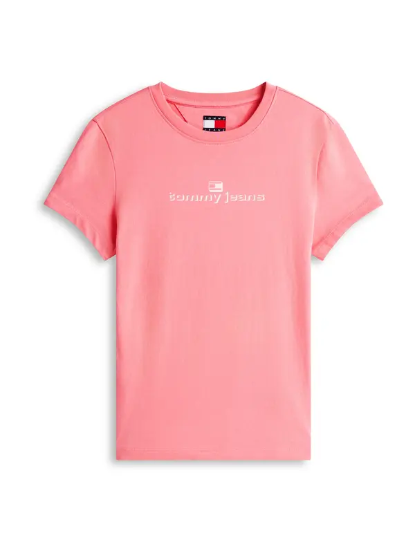 Tommy Jeans Tommy Jeans Majica 'ESS'  pitaja / bela