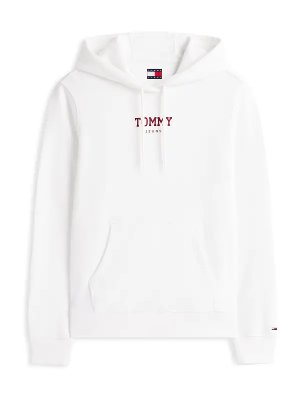 Tommy Jeans Tommy Jeans Majica 'ESS'  rdeča / bela