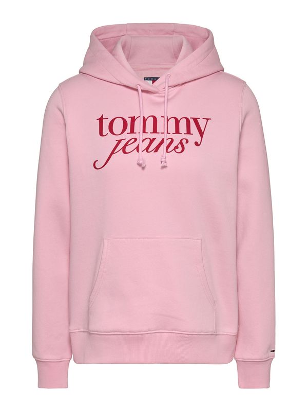 Tommy Jeans Tommy Jeans Majica 'ESS'  roza / grenada