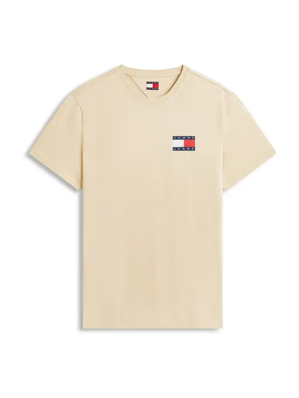 Tommy Jeans Tommy Jeans Majica 'ESSENTIAL'  bež / mornarska / rdeča / bela