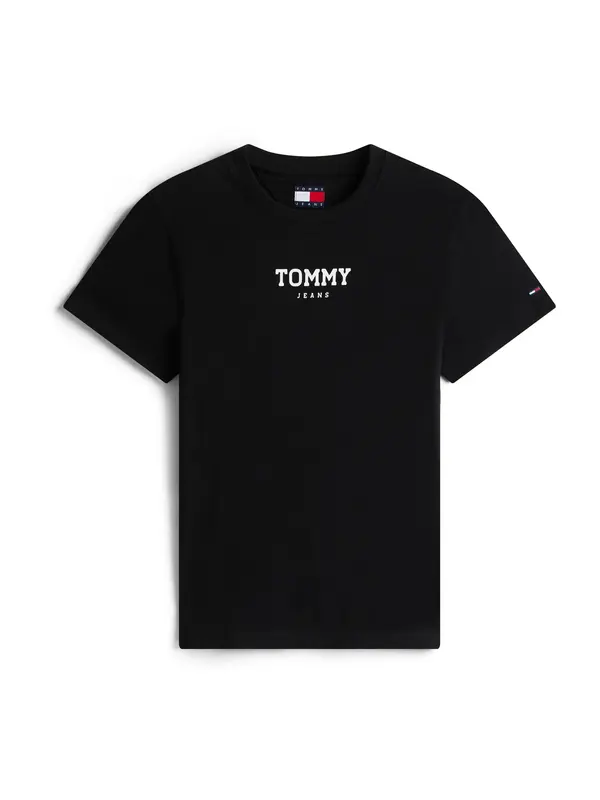 Tommy Jeans Tommy Jeans Majica 'ESSENTIAL'  črna / bela