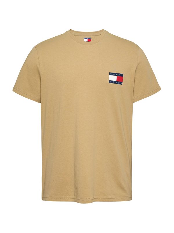 Tommy Jeans Tommy Jeans Majica 'ESSENTIAL'  kamela / mornarska / rdeča / bela