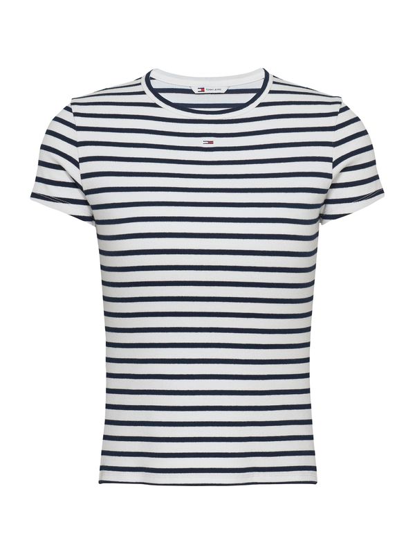 Tommy Jeans Tommy Jeans Majica 'ESSENTIAL'  mornarska / bela