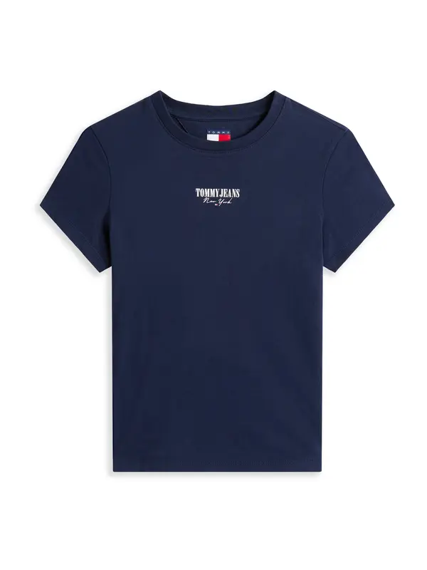 Tommy Jeans Tommy Jeans Majica 'Essential'  mornarska / rdeča / bela