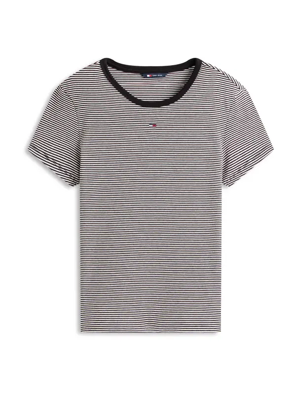Tommy Jeans Tommy Jeans Majica 'Essential'  mornarska / rdeča / črna / bela