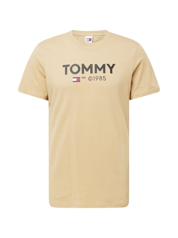 Tommy Jeans Tommy Jeans Majica 'ESSENTIAL'  pesek / rdeča / črna / bela