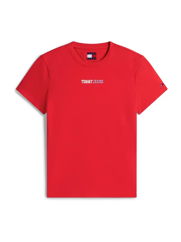 Tommy Jeans Tommy Jeans Majica 'ESSENTIAL'  rdeča