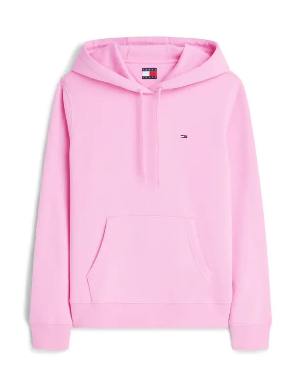 Tommy Jeans Tommy Jeans Majica 'Flag Embroidery Drawstring'  svetlo roza