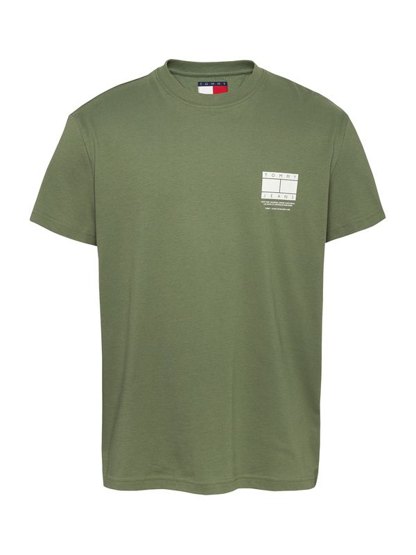 Tommy Jeans Tommy Jeans Majica  kivi / bela