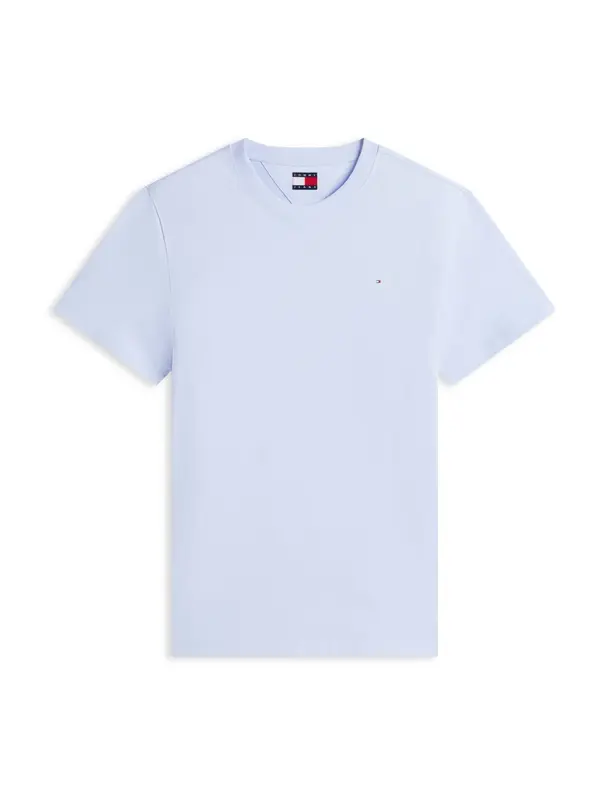 Tommy Jeans Tommy Jeans Majica 'Linear Logo Slim'  svetlo modra